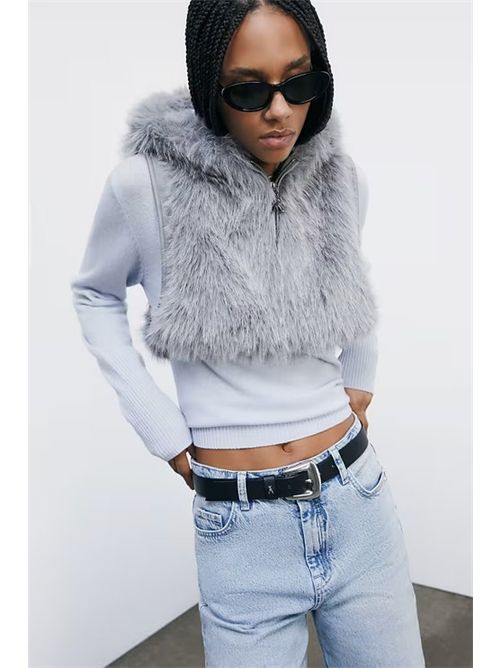 PATRIZIA PEPE GILET MORBIDO CON CAPPUCCIO PATRIZIA PEPE PATRIZIA PEPE | 2F0095-E077S746